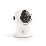 Nedis cámara para Exteriores SmartLife - Sistema de Seguridad para Exteriores con Sensor de Movimiento - wi fi, Full HD 1080p, Modo de visión Nocturna, Memoria Interna (16 GB), IP65 - Blanco