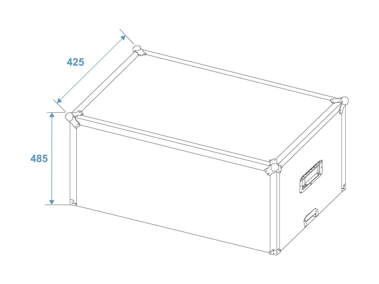 Antari 51702665 Flightcase para Ice-100 / Ice-101, Multicolor, Talla única
