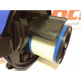 Nilfisk Aspirador en húmedo/seco AERO 21-21 PC (con enchufe, aspirador industrial 1250 W, tamaño compacto, función de soplado, caudal de aire (l/min) 3600) 107406601