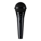 Shure PGA58 Micrófono dinámico: micrófono portátil para voces con patrón de recolección de cardioides, interruptor discreto de encendido/apagado (PGA58-XLR-E)