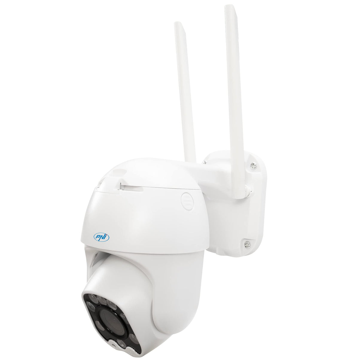PNI Cámara de videovigilancia en Vivo PTZ IP60 con Panel Solar, 2MP, gsm 4G, Ranura SIM