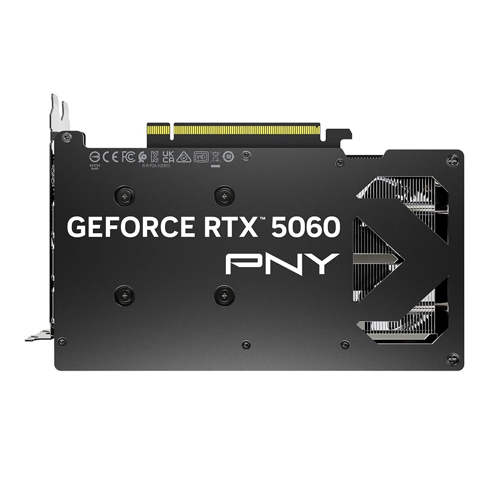 PNY Tarjeta Gráfica GEFORCE RTX™ 5060 8GB Overclocked Dual Fan DLSS 4