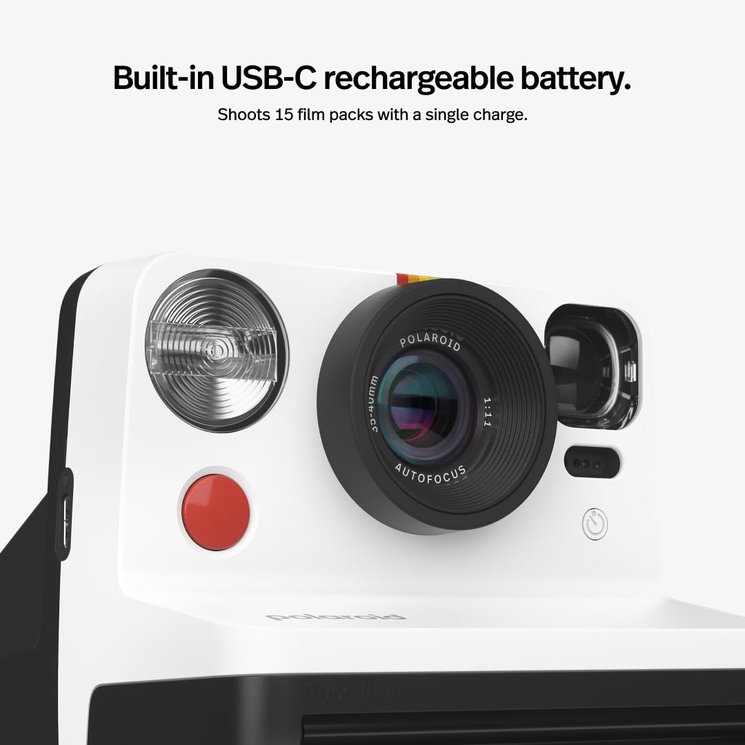 Polaroid Now Gen 2 Camara Instantánea, Rojo, Sólo cámara