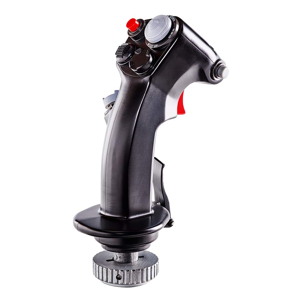 Thrustmaster F-16C Viper HOTAS Add-On Grip — Réplica versátil del flight stick del avión de caza para juegos y simulaciones de vuelo