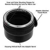 Fotodiox Pro Adaptore de Objetivo Shift Rolleiflex SL66 (Rollei SL66E, SL66X, SL66SE) a Cámara Fujifilm X-Mount Mirrorless - para Cámaras X-Mount como X-MountPro1, X-MountE1, X-MountM1, X-MountA1, X-MountE2, X-MountT1