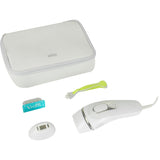 Braun Silk·expert Pro 3 PL3122 - Depiladora con pulsos de luz, depilación semidefinitiva, alternativa al láser, bolsa, maquinilla de afeitar Venus, 2 cabezales, color blanco/plateado