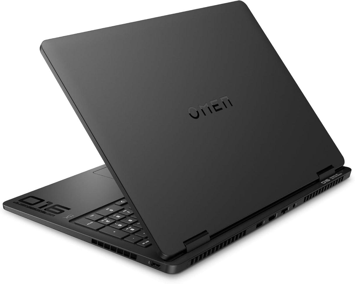 HP OMEN Slim - Ordenador portátil Gaming 16" 2.5K WQXGA (Intel Ultra 7-255H, 24GB RAM, 1TB SSD, NVIDIA RTX 5060, Windows 11 Home) Teclado QWERTY Español - Negro