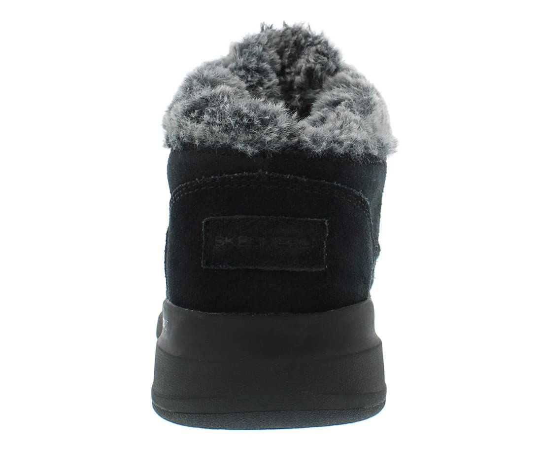 Skechers Glacial Ultra Sweet Vibes, Botas Cortas al Tobillo Mujer, Black, 37 EU