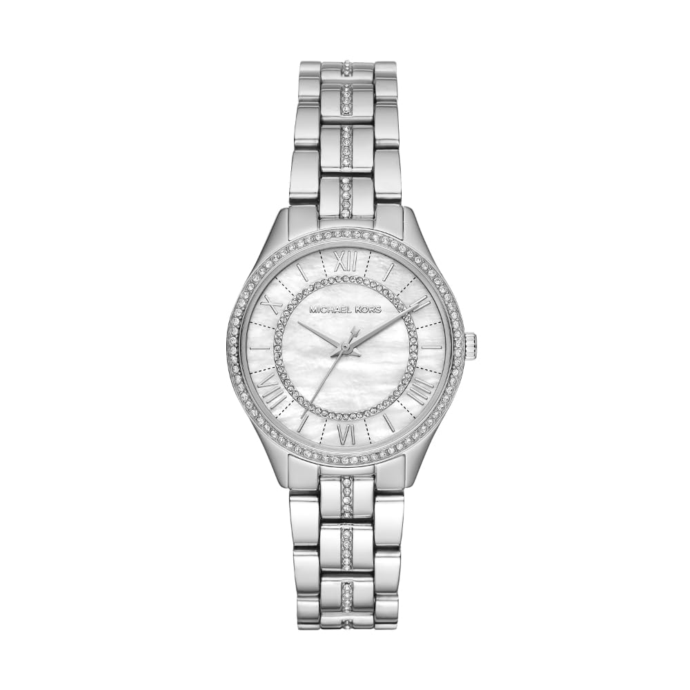 Michael Kors - Reloj para Dama de Acero Inoxidable Plateado Lauryn MK3900