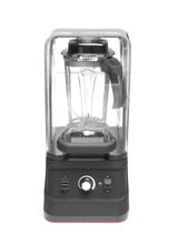 HENDI Batidora profesional con cubierta insonorizada, control manual, jarra de policarbonato resistente al calor y frío, velocidad variable, 230V, 1680W, 250x300x(H)540mm, ABS, acero inoxidable