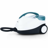 H.Koenig Limpiador a Vapor 4 barras H.Koenig NV6400, Autonomía 45min, Listo en 8min, 1,5L, Potente 2000W, Compacto, Multifunción, suelo, muebles, coche, Accesorios + 2 cepillos nylon/acero inoxidable