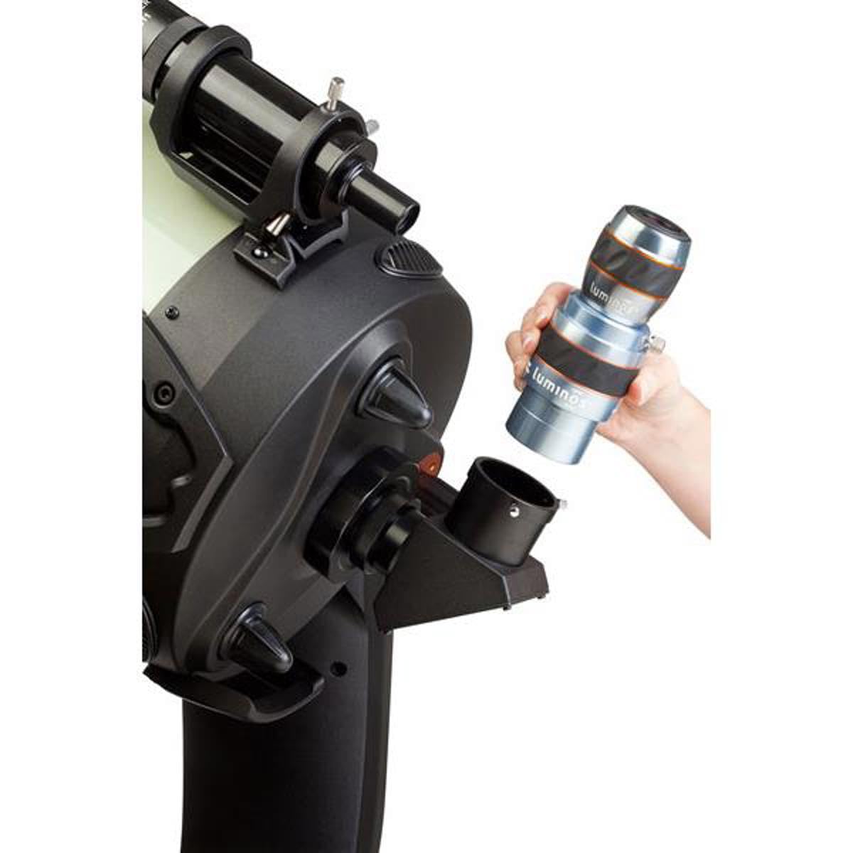 Celestron 93436 2" Luminous: lente Barlow 2,5x, plata