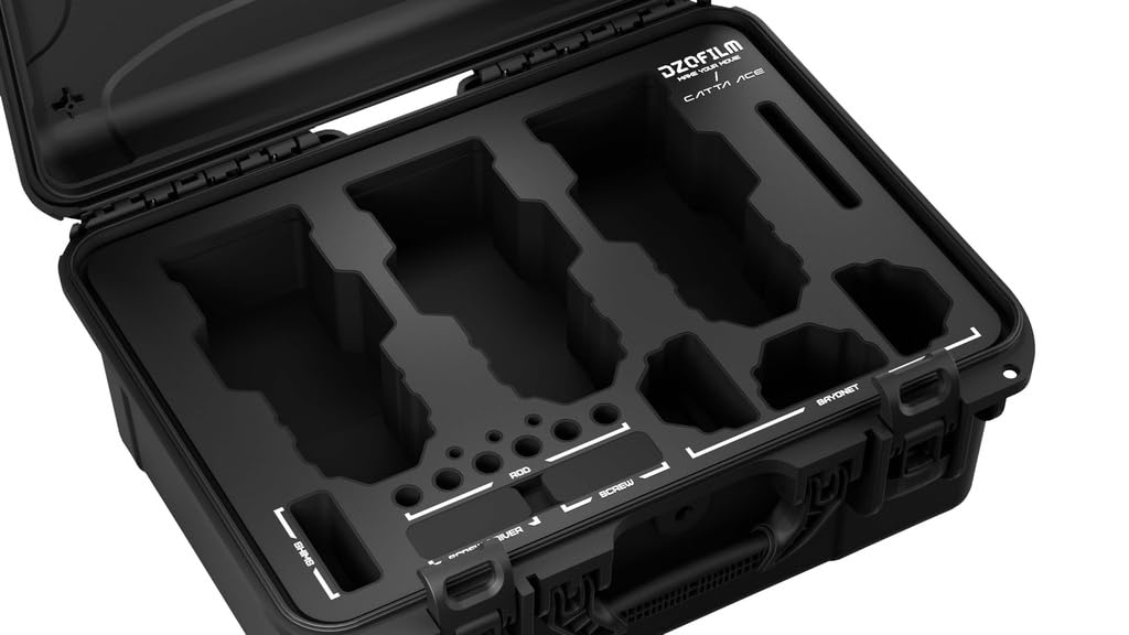 DZOFilm Estuche Duro para Catta Ace Zoom 3 Lens Kit (18-35/35-80/70-135)