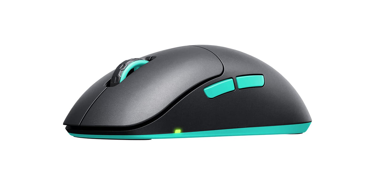 Xtrfy M8 Wireless, Ratón Gaming Inalámbrico Ultraligero, Optimizado para eSports, Radiofrecuencia 2,4 GHz, Parte Frontal Extrabaja para Mayor Precisión, Recargable, Negro