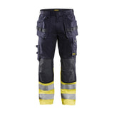 Blaklader 148915128933C152 Multinorm - Pantalones de trabajo inherente, color azul marino/amarillo, talla C152