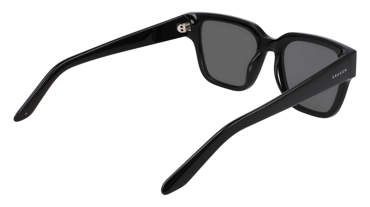 DRAGON ROWANIZED Gafas, Shiny Black with Ll Smoke Polarized Lens, Talla única Unisex Adulto