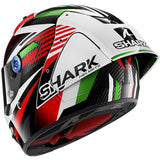 SHARK, Casco Moto Integral AERON GP FIM FIRSTLAP Carbon Red Green DRG, M