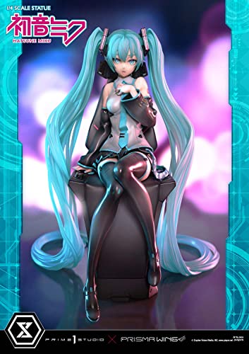 Prime 1 Studio Hatsune Miku - Figura Decorativa (PVC, 1/4 Hatsune Miku Art by Neco, 34 cm)