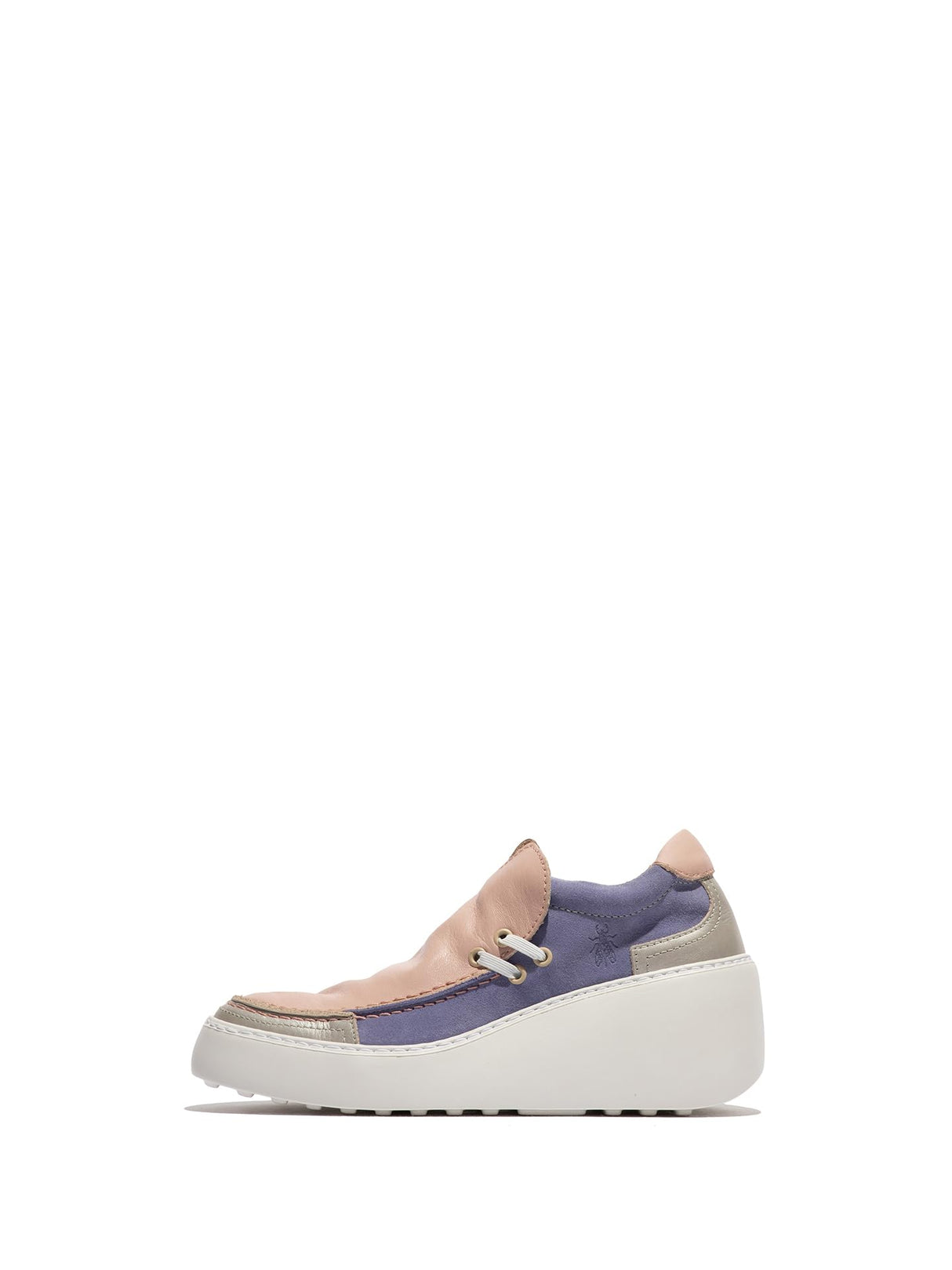 Fly London DAVY667FLY, Zapatillas Deportivas Mujer, Silver/Pale Pink/Violet, 41 EU