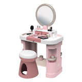 Smoby - Tocador My Beauty - Peluquería, manicura y maquillaje - Espejo y almacenaje - 15 accesorios - Material reciclado - A partir de 3 años - Fabricado en Francia