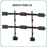 Aavara DS610 - Soporte de pie de Hexa para pantalla plana (TV, 48 kg, 61 cm (24"), 81,3 cm (32"), 100 x 100 mm, 200 x 100 mm)