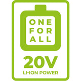 IKRA 3en1 Aspirador soplador triturador a batería ICBV 2/20, Incl. 2X batería y Doble Cargador rápido Gris