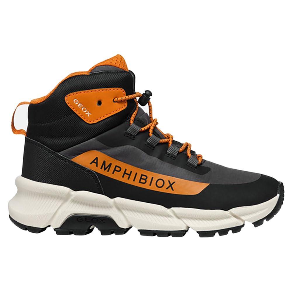 Geox J FLEXYPER Plus Boy, Zapatillas, Black, 41 EU