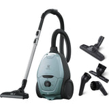 ELECTROLUX Pure D8, Aspirador de Trineo con Bolsa, Ultra silencioso, 57dB, Potencia automática Inteligente, Mango ergonómico, Ligero, 55% de Materiales reciclados, PD82-4MB, Azul Cielo
