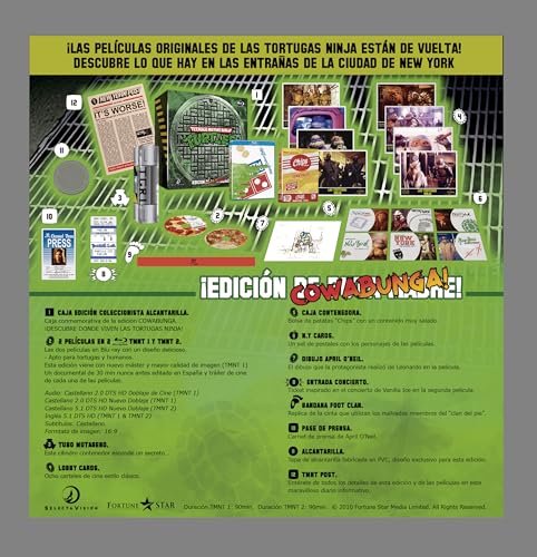Teenage Mutant Ninja Turtles. Edición Cowabunga [Bluray] (Segunda Edición) [Blu-ray]