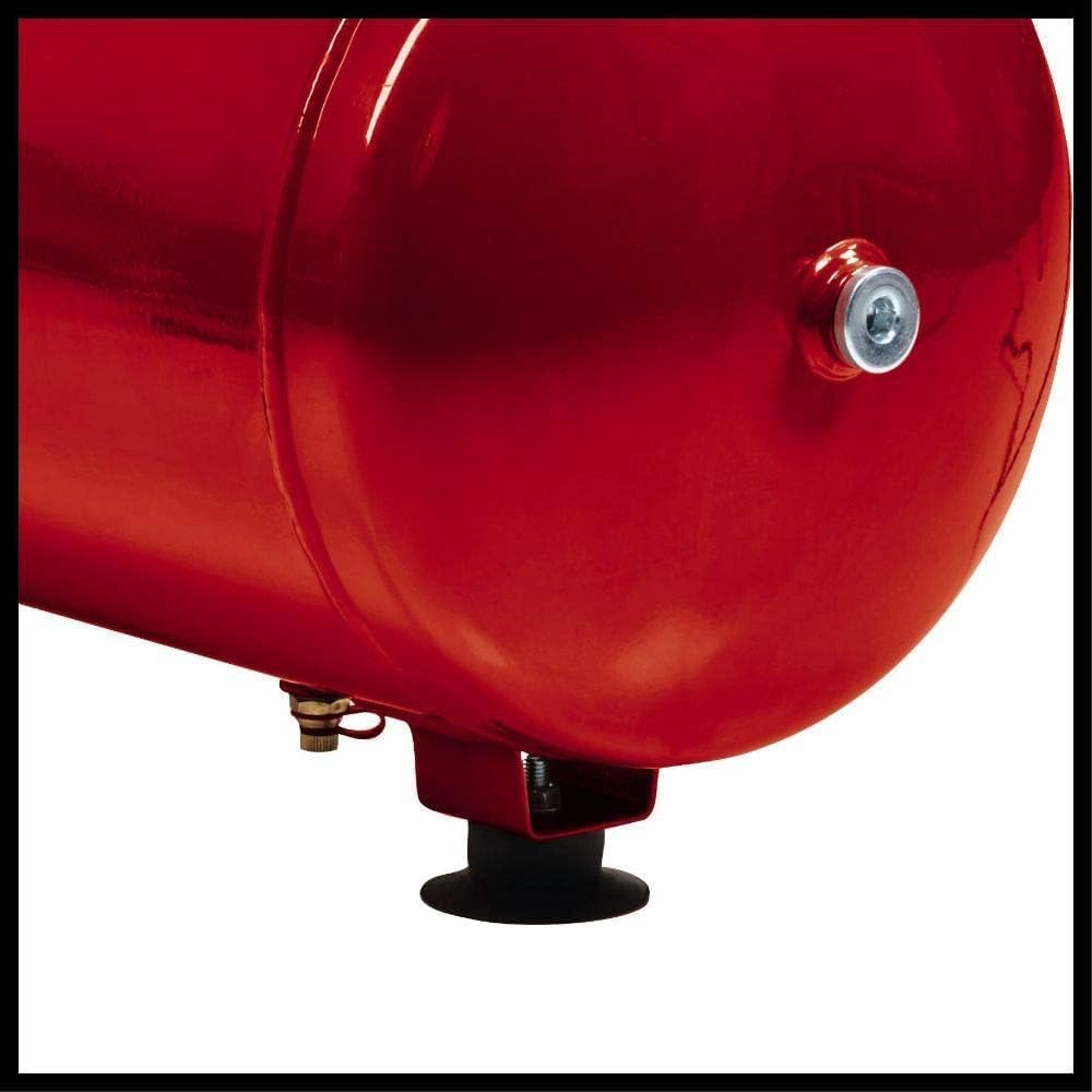 Einhell Compresor TC-AC 190/50/8 (1500 W, máx. 8 bar, lubricación por aceite, depósito de 50 l, válvula de retención / seguridad, tornillo de drenaje para el mantenimiento, pie engomado)