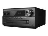 Panasonic SC-PMX90 -Microcadena Con Altavoces de Bambú- (Hi- Fi, Sonido Hogar, 14 cm Woofer, 1.9 cm Silk Dome Tweeter, 1.5 cm Piezo Twitter, Bluetooth, USB Dual, Radio FM, AUX 3.5 mm)- Negro