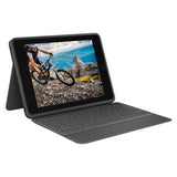 Logitech Rugged Folio para iPad (10.ª generación) Funda Protectora con Teclado con Smart Connector y Teclado a Prueba de Salpicaduras - German Layout