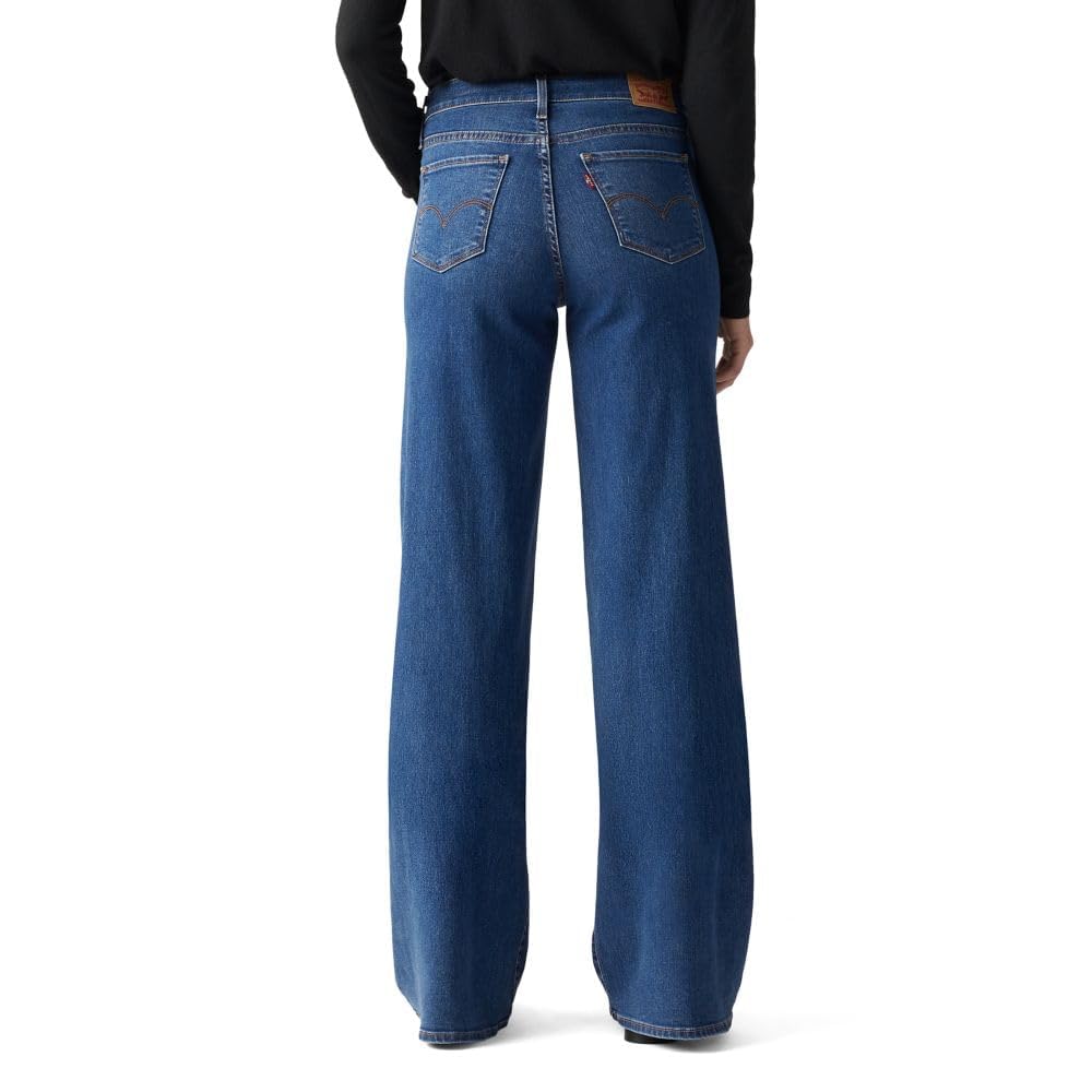 Levi's 318 Shaping Wide Leg Jeans, Clever Girl, 25W / 30L Mujeres