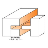CMT Orange Tools 900.625.11 - Juego de fresas para espigas hw s 12 de 5.15 hasta 13.5 d 41.2