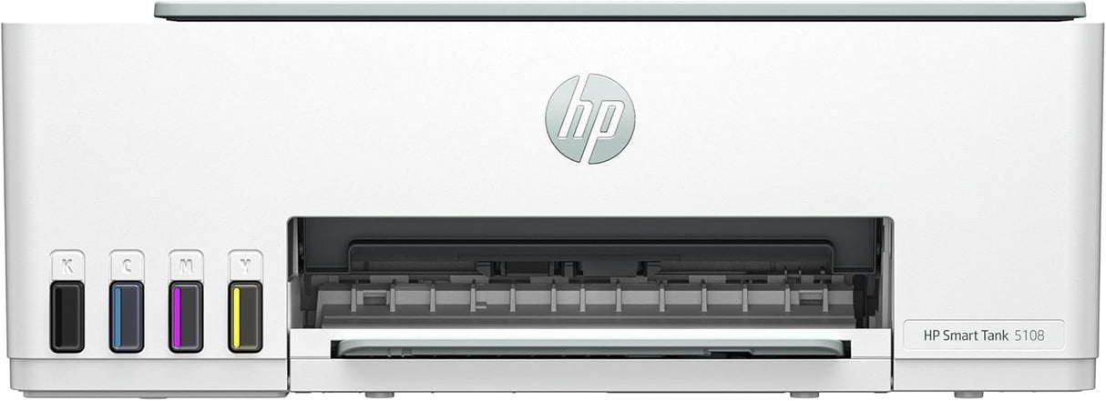 Impresora Multifunción Tinta HP Smart Tank 5108 Wi-Fi, con depósito recargable, incluye tinta para imprimir hasta 3 años