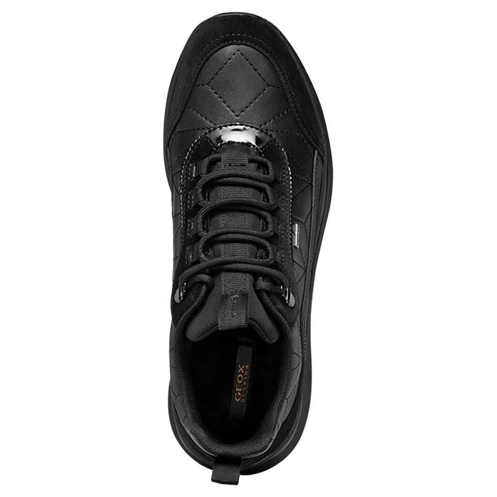 Geox D Spherica Actif X2, Zapatillas Mujer, Black, 36 EU