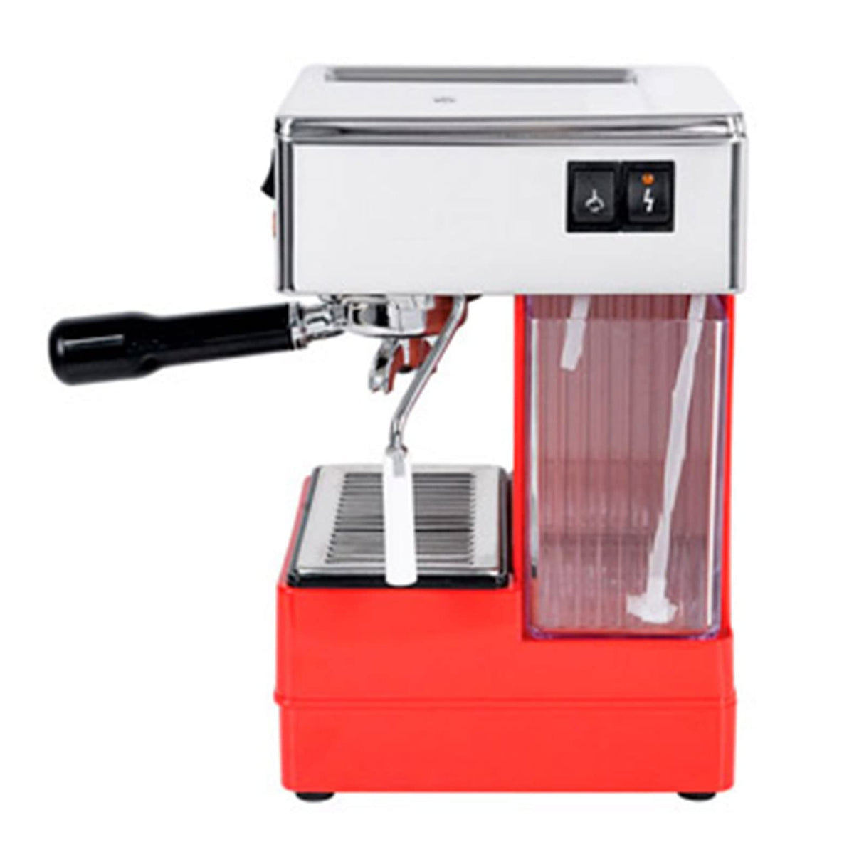 Quick Mill MOD.0820 Independiente Máquina espresso 1,8 L Manual - Cafetera (Independiente, Máquina espresso, 1,8 L, De café molido, 1080 W, Rojo, Plata)