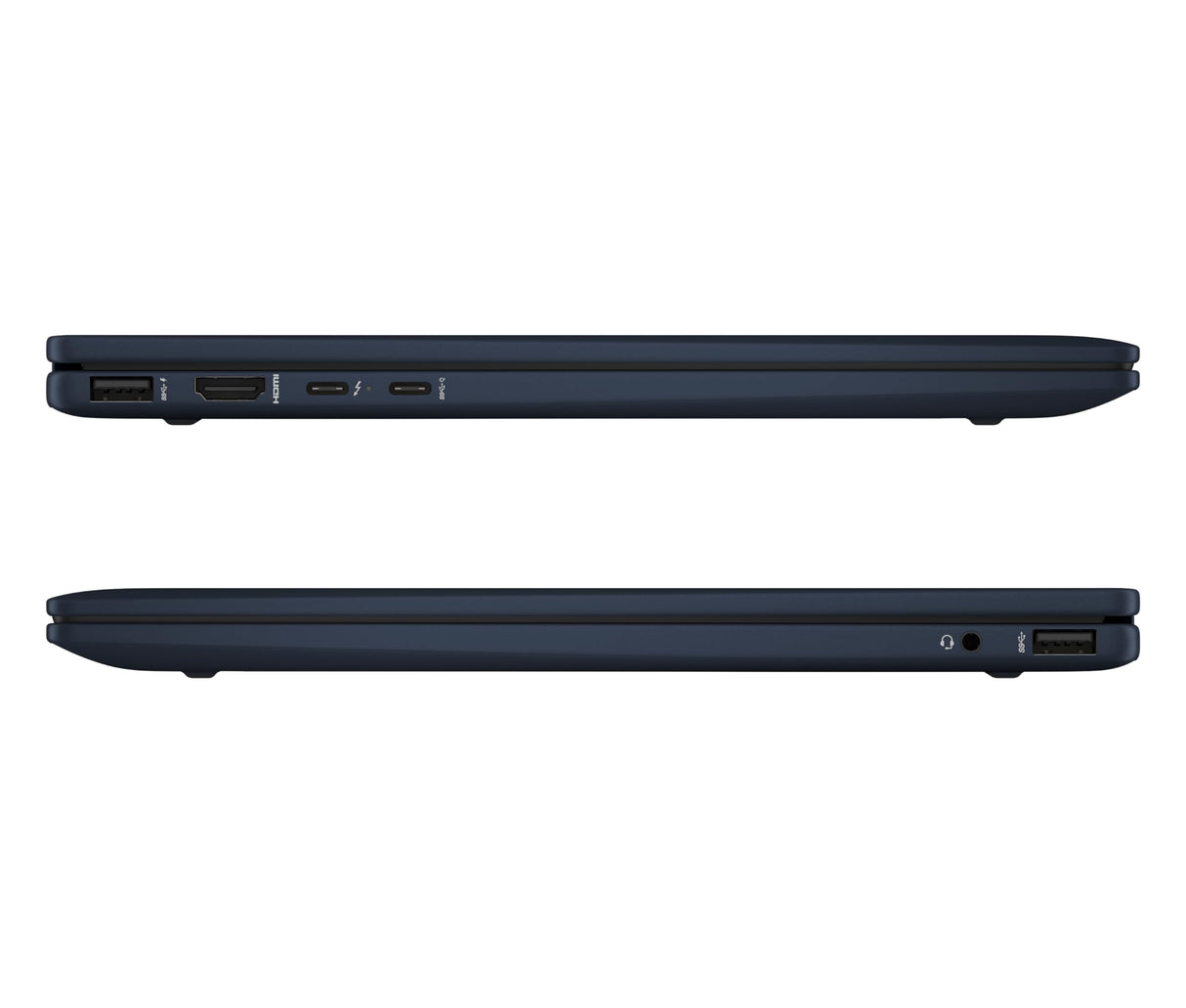 HP Envy x360 14-fc0006ns - Ordenador convertible de 14" OLED 2.8K 120 Hz (Intel Evo Core Ultra 7 155U, 32GB RAM, 1TB SSD, Intel Graphics, Windows 11) Azul - Teclado QWERTY Español