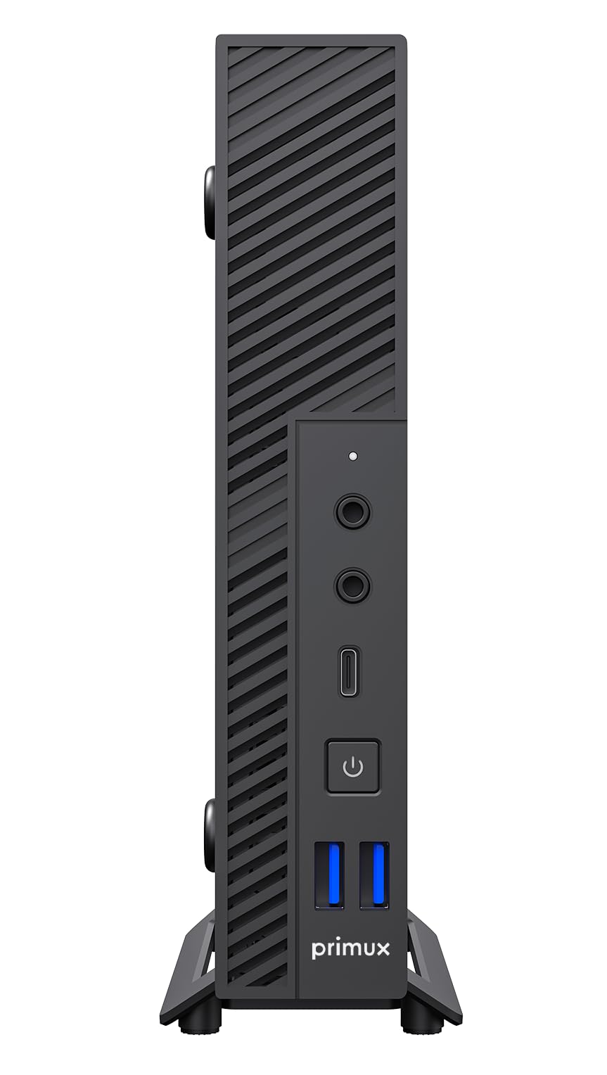 Primux Mini PC iox MH4 | Intel Core i3 de 12ª generación | 8GB de RAM (Ampliable) | 256GB SSD (Ampliable) | WiFi AX, Bluetooth 5.2, HDMI 4K, USB-C | Diseño Compacto metálico