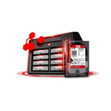 WD Red Pro 24TB NAS Disco Duro Interno 3,5" – 7200 RPM, SATA 6Gb/s, CMR, 512MB Caché