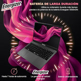 Energizer EnergyBook: portátil de 15,6'' HD+, Intel Celeron, 8 GB de RAM, SSD de 256 GB, gráficos UHD, Windows 11, Teclado QWERTY (Interfaz), USB 3.0, HDMI