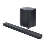 JBL Bar 500 MK2, Barra de Sonido Bluetooth 5.1 para TV con subwoofer de 10", Sonido Envolvente Dolby Atmos, HDMI eARC, Wi-Fi, vídeo 4K, PureVoice 2.0 y MultiBeam 3.0, Negro