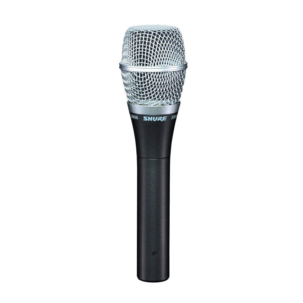 SHURE SM86-LC - Micrófono de voz cardioide de condensador para el uso profesional en actuaciones en vivo en el escenario, Calidad de estudio con una fabricación para aguantar los rigores de las giras