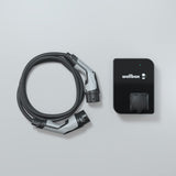 Wallbox Cargador Copper SB para EV. Potencia de hasta 22 kW. Lector de Tarjetas RFID Integrado y Cable de Carga Tipo 2. Conexión WiFi y Bluetooth, y Compatible con OCPP.