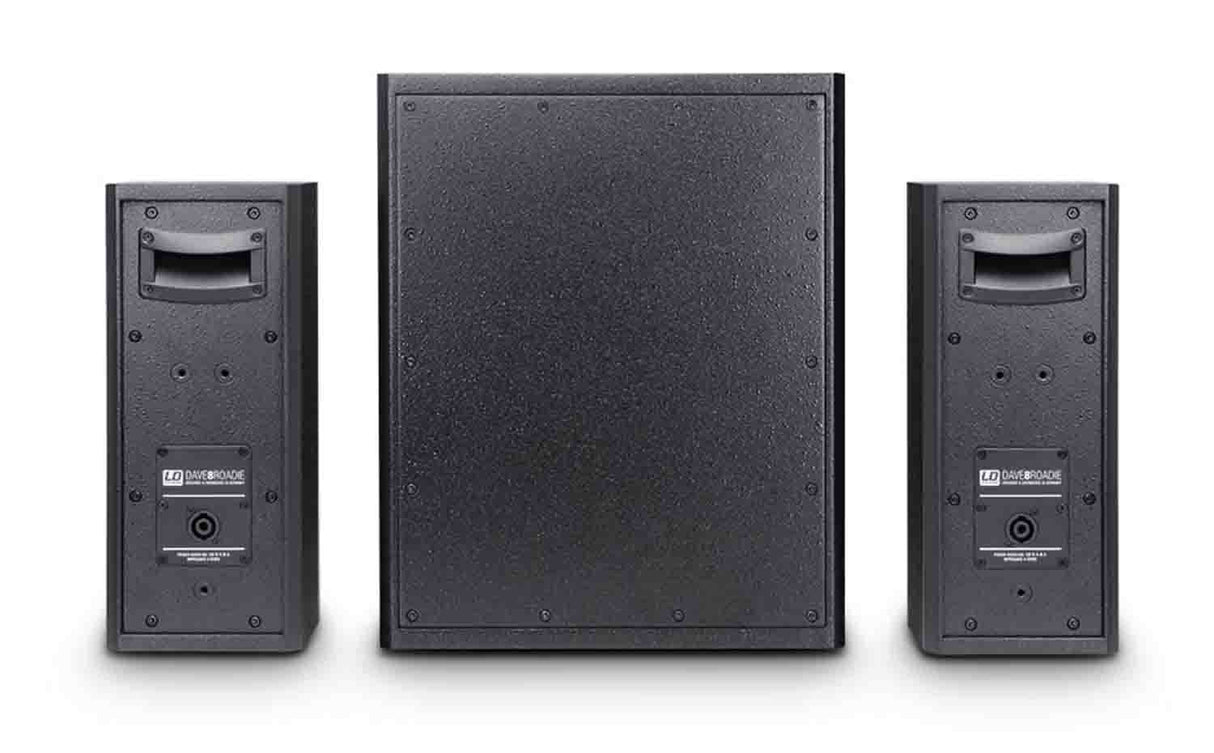 LD Systems DAVE 8 ROADIE - Sistema de PA activo portátil con mezclador de 3 canales