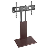 VEVOR Soporte de TV de Escritorio para Televisores de 812,8-1778 mm de hasta 45 kg, Rotación de 15° a la Izquierda y a la Derecha, Soporte de TV con Altura Ajustable y Estante para Sala de Estar