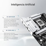 ASUS ProArt Z890-Creator WiFi - Placa Base ATX, 16+2+1+2 etapas de Potencia, PCIe 5.0 Compatible con GPU de última generación, Dos Thunderbolt 5 Tipo-C, LAN de 10 GB y 2,5 GB, WiFi 7, 5 Ranuras M.2