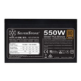 SilverStone SST-ST55F-PB Strider Plus Series 80 PLUS Bronze - 550 Watt