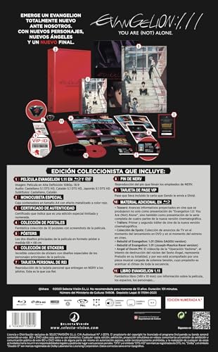 Evangelion 1.11 Your Are (NOT) Alone Película Coleccionista A4 [Bluray] [Blu-ray]