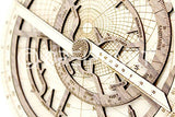 Dreipunkt Verlag Maqueta de astrolabio Deluxe Edition: maqueta de madera noble de astrolabio